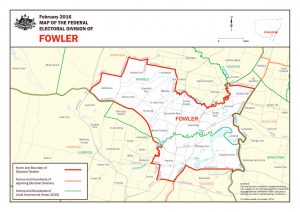electorate map of fowler